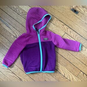 LL Bean Toddlers' Airlight Full-Zip Colorblock Hoodie - Size 2